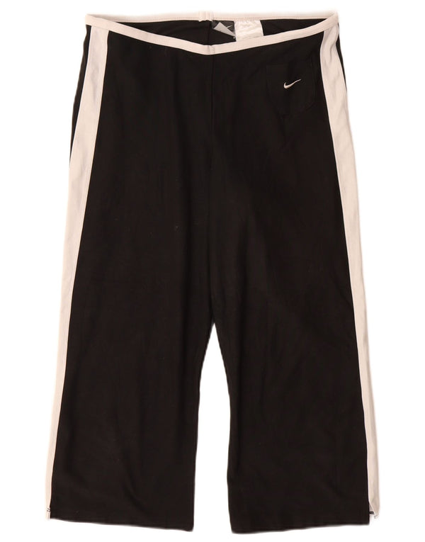 Pantaloni de trening NIKE Dri Fit pentru femei US 8/10 Medium Black Colorblock
