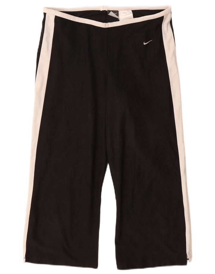 Pantaloni de trening NIKE Dri Fit pentru femei US 8/10 Medium Black Colorblock