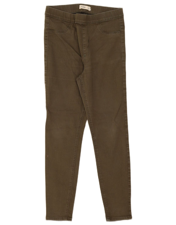 Blugi jegging pentru femei Marks & Spencer UK 12 MediumW30 L26 Kaki Bumbac