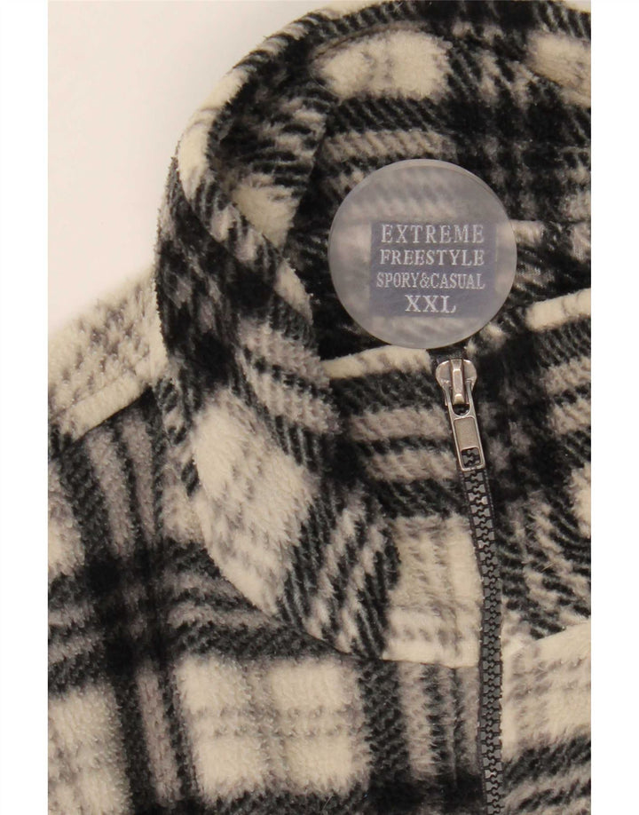 Jachetă Extreme pentru bărbați din fleece UK 44 2XL, bej, poliester