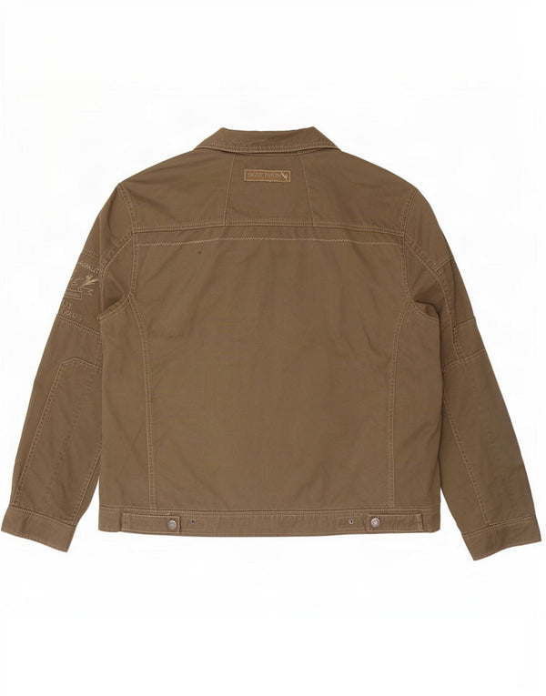 Bomber vintage pentru bărbați UK 42 XL bumbac kaki