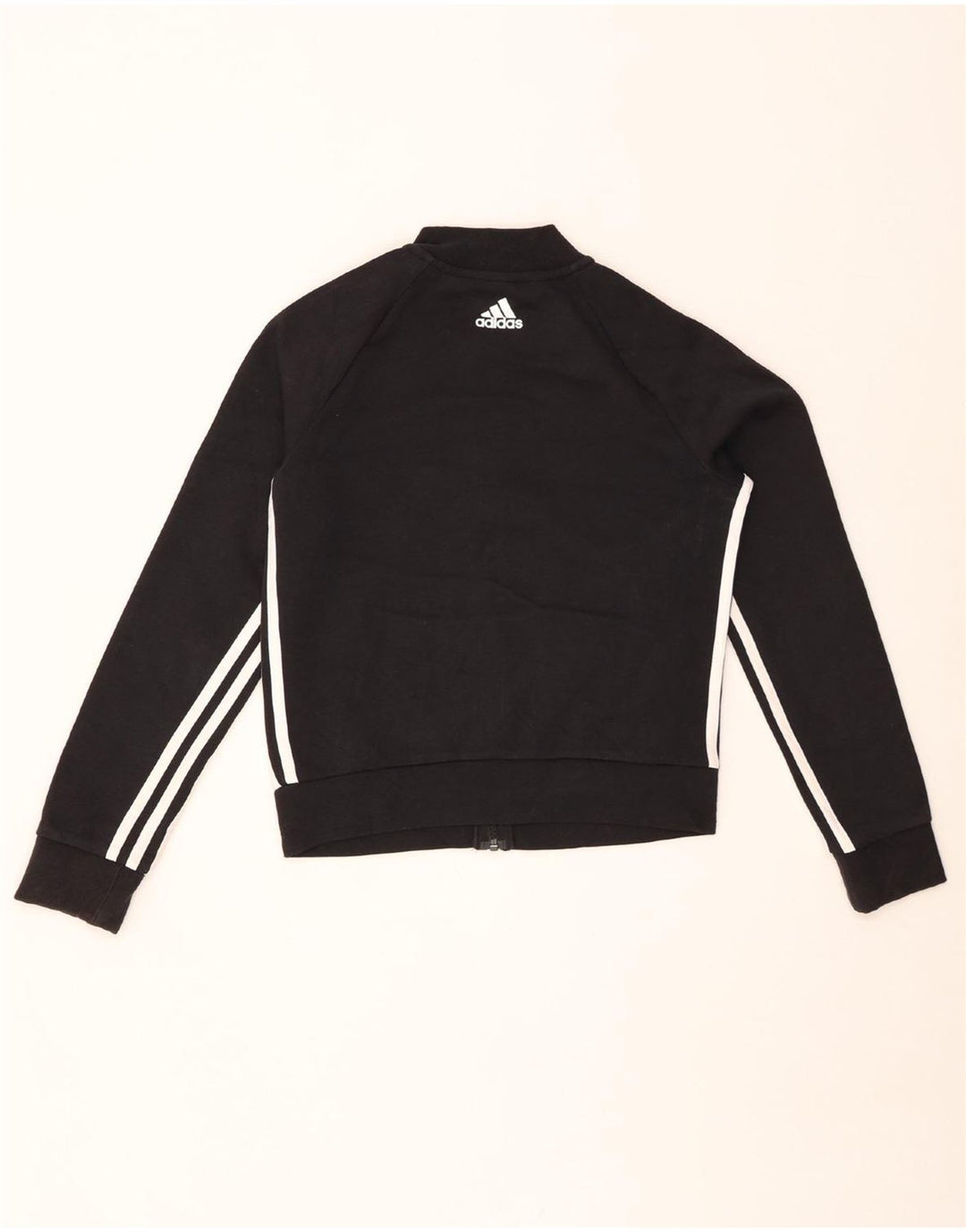 Jachetă de top ADIDAS Crop pentru femei UK 4/6 XS Negru
