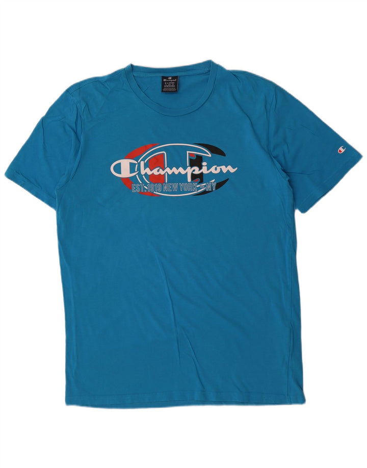 Tricou grafic pentru bărbați Champion Top XL Albastru