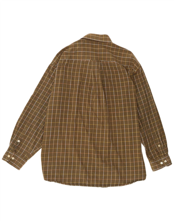 Cămașă pentru bărbați Orvis 2XL din bumbac kaki Check