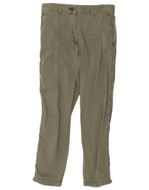 Pantaloni chino drepti pentru femei Marks & Spencer UK 10 Small W30 L26 Khaki