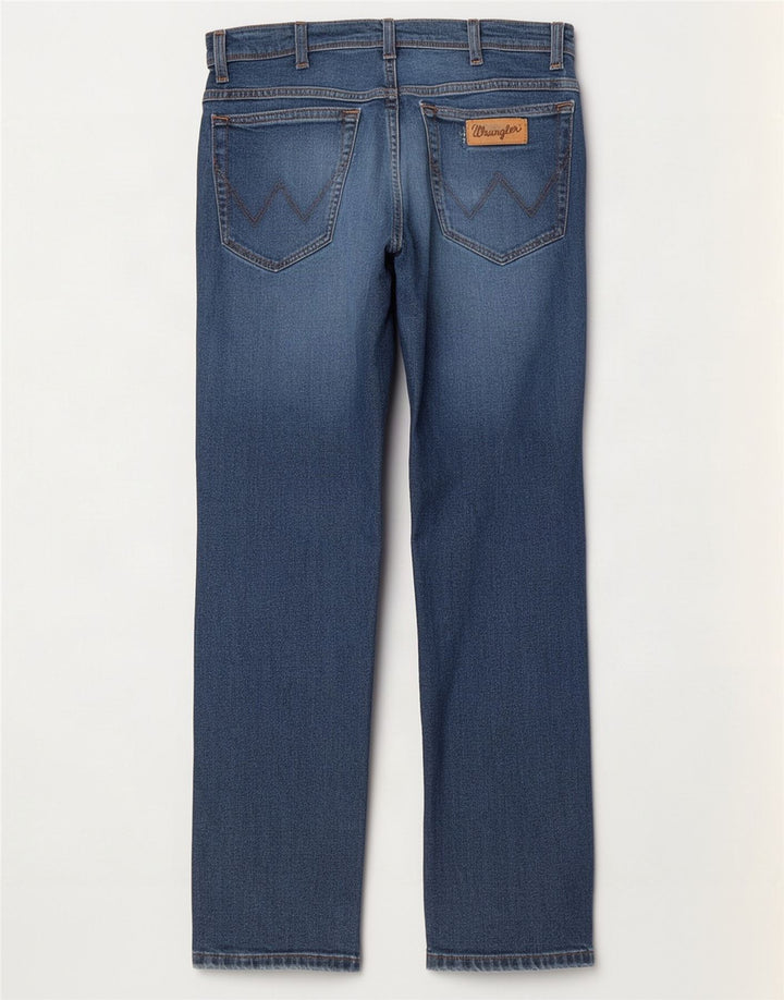 Blugi slim Texas Wrangler pentru bărbați W32 L32 bumbac albastru