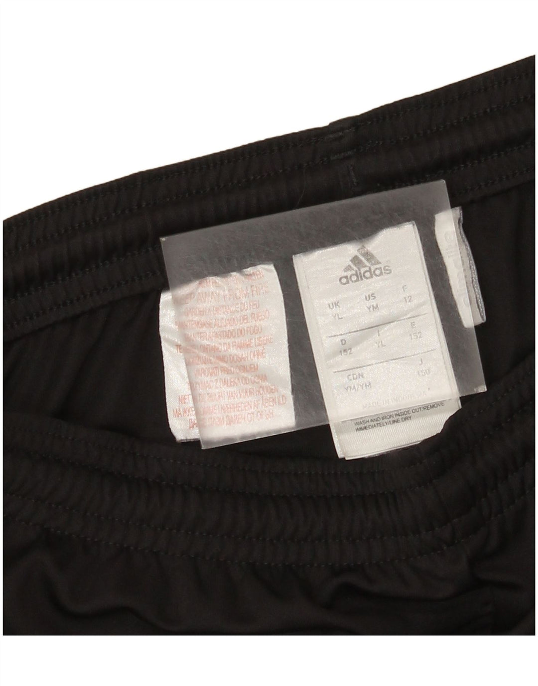 Pantaloni scurți sport adidas Climalite pentru băieți 12-13 ani, mari, negru, poliester