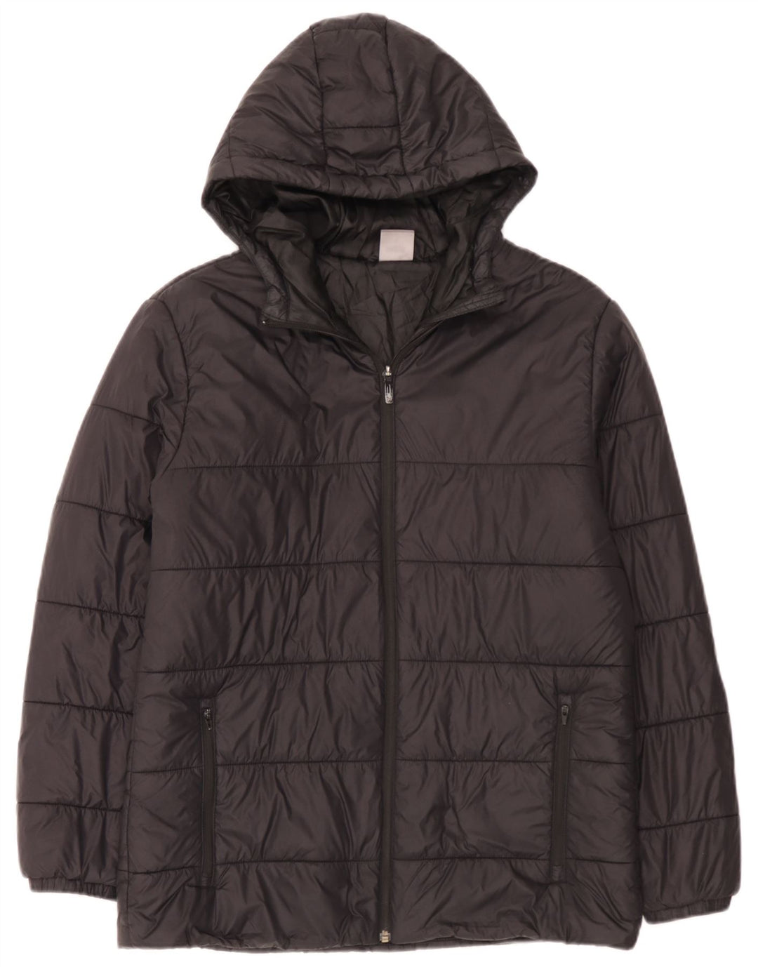 Jachetă căptușită cu glugă Puma pentru bărbați UK 38 Medium Black Nylon