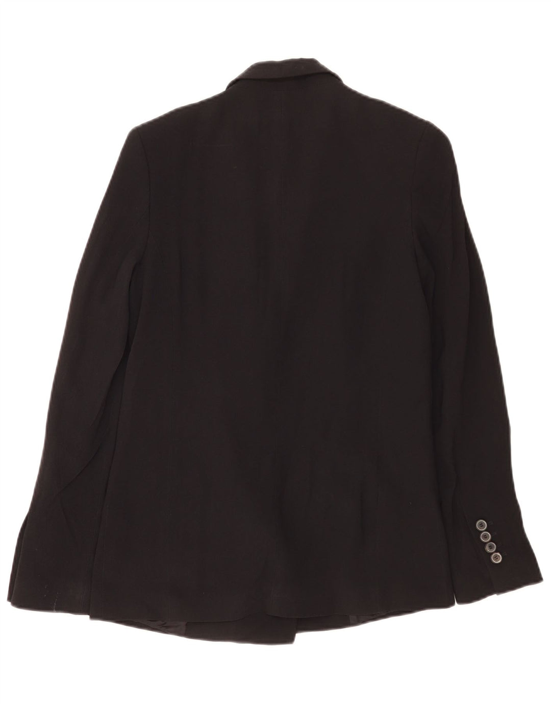 Jachetă Blazer pentru femei Zara, cu două piepturi, UK 10, Acetat negru mic