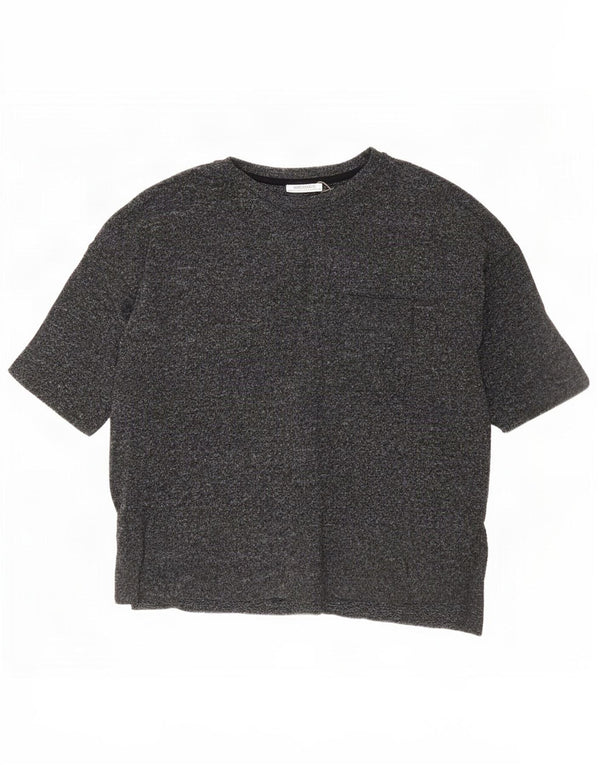 Tricou pentru bărbați Zara Trafaluc Top mic gri cu pete