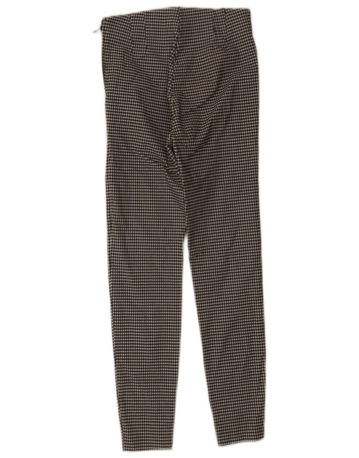 Leggings pentru femei Zara UK 12 Medium Black Gingham