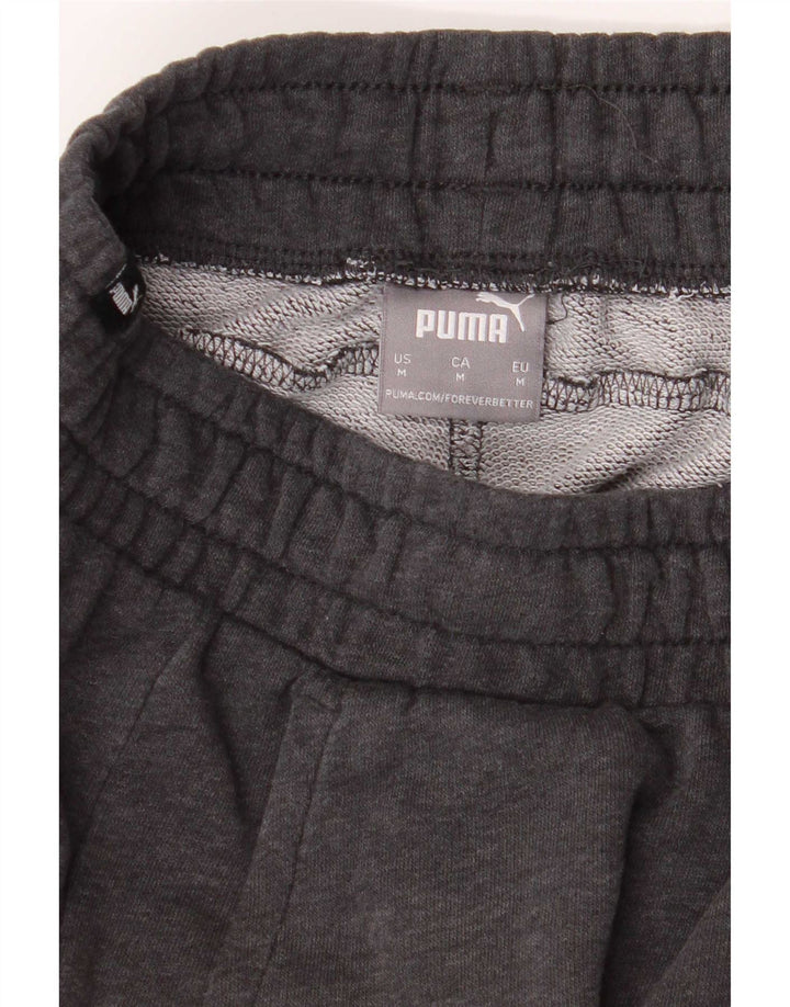 Pantaloni de trening Puma pentru bărbați Joggeri din bumbac gri mediu