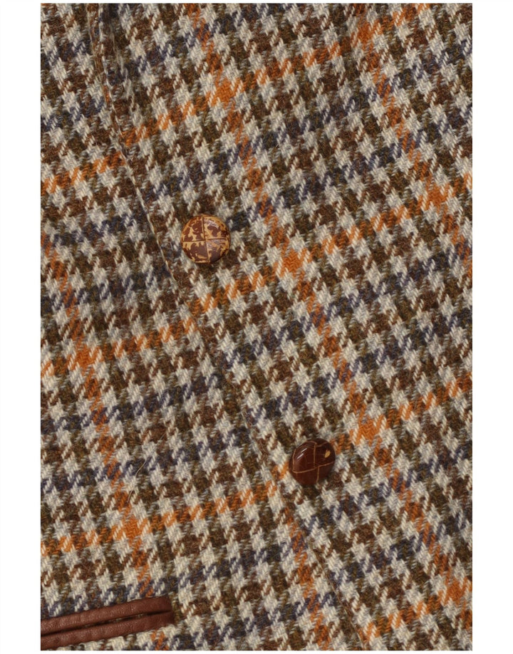 Jachetă Sportmax pentru femei, cu 2 nasturi, UK 12, maro mediu, picioare de gală