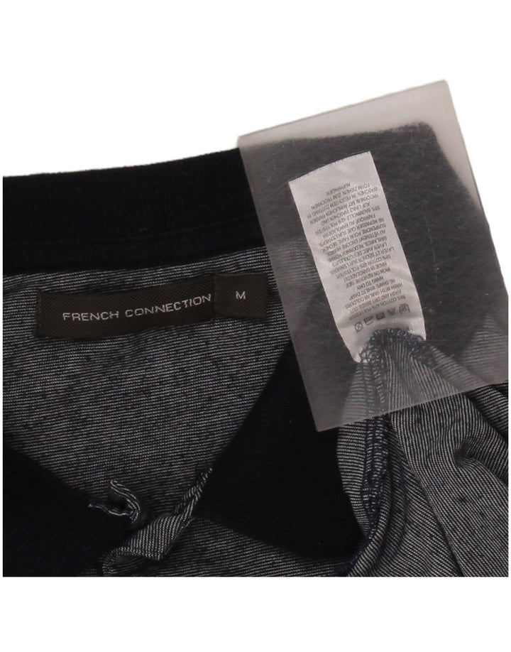 FRENCH CONNECTION Cămașă polo pentru bărbați, bumbac cu pete albastru bleumarin mediu