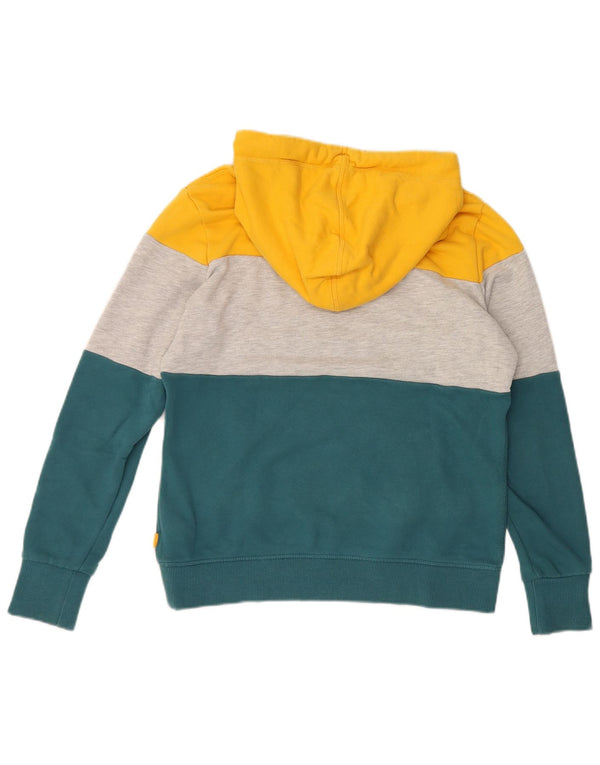Superdry Womens Graphic Hoodie Jumper UK 14 Large Multicoloured Colourblock