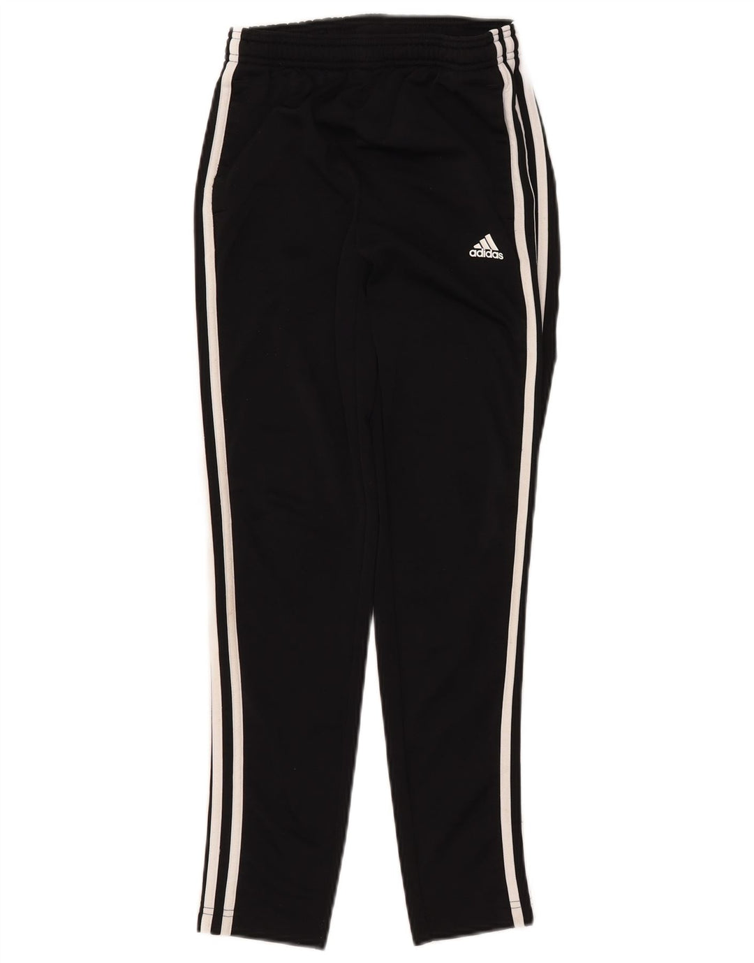 Pantaloni de trening ADIDAS fete 11-12 ani poliester negru