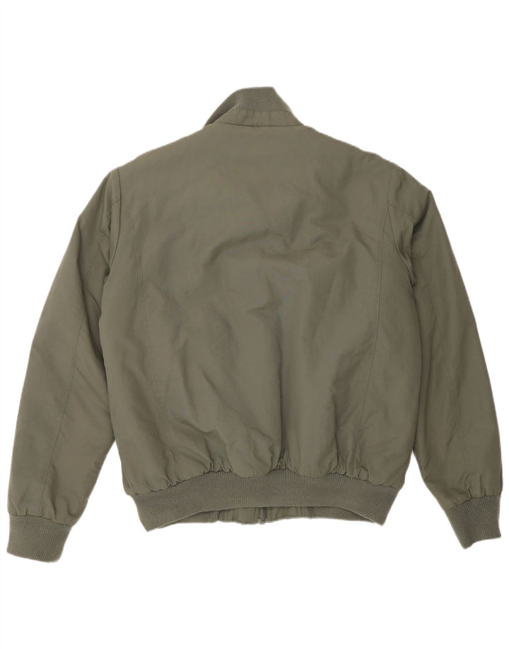 Jachetă Bomber pentru bărbați Kappa Sherpa UK 38 Medium Khaki Nylon