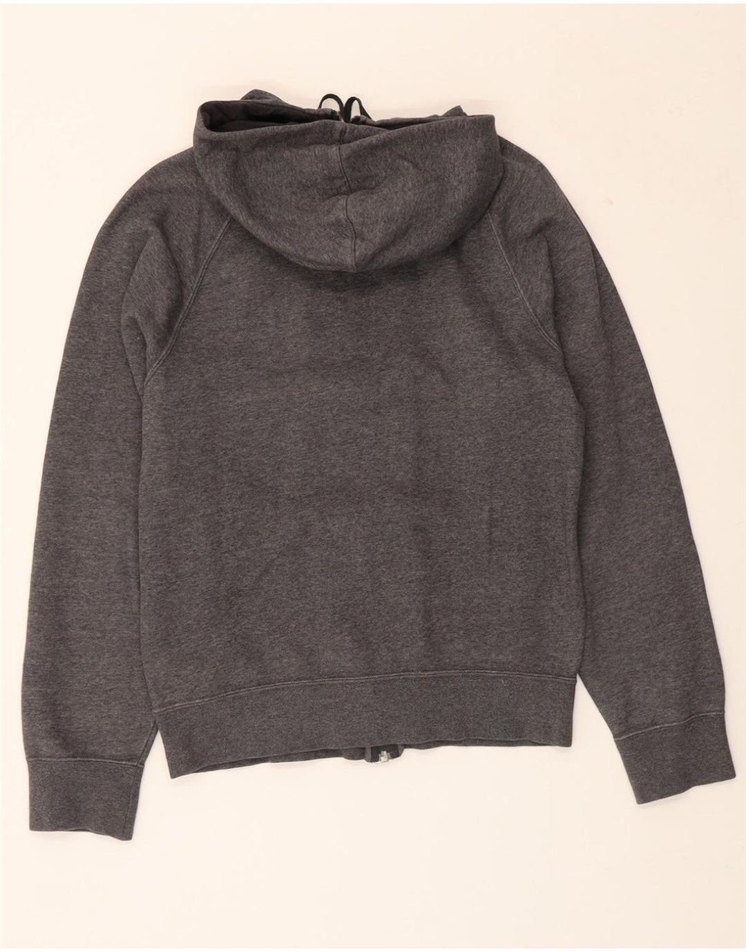 NIKE Mens Graphic Zip Hoodie Sweater Small Grey Cotton Vintage Nike and Second-Hand Nike from Messina Hembry 