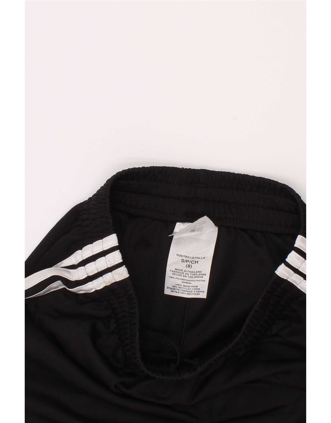 Pantaloni scurți sport adidas băieți 7-8 ani poliester negru mic