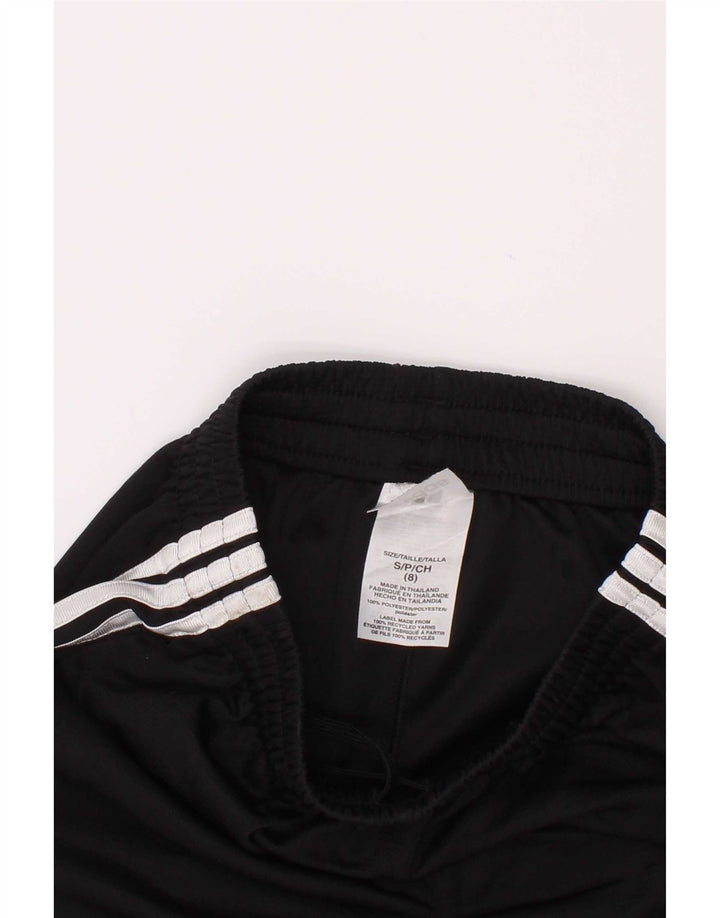 Pantaloni scurți sport adidas băieți 7-8 ani poliester negru mic