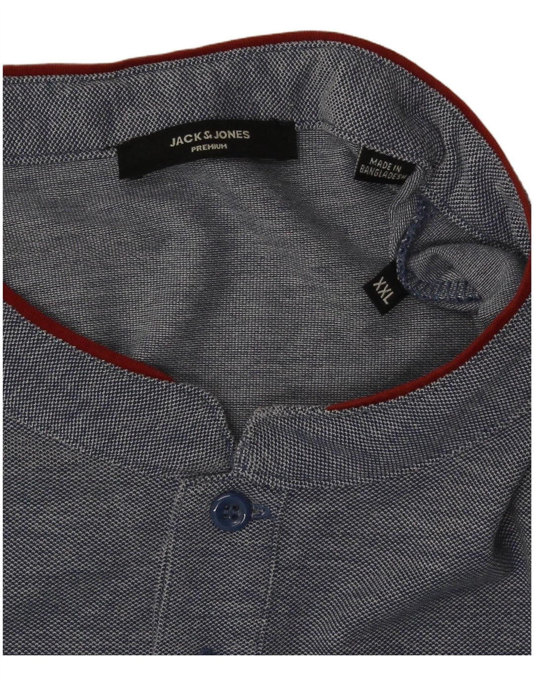Tricou Jack & Jones pentru bărbați Top 2XL bleumarin pete
