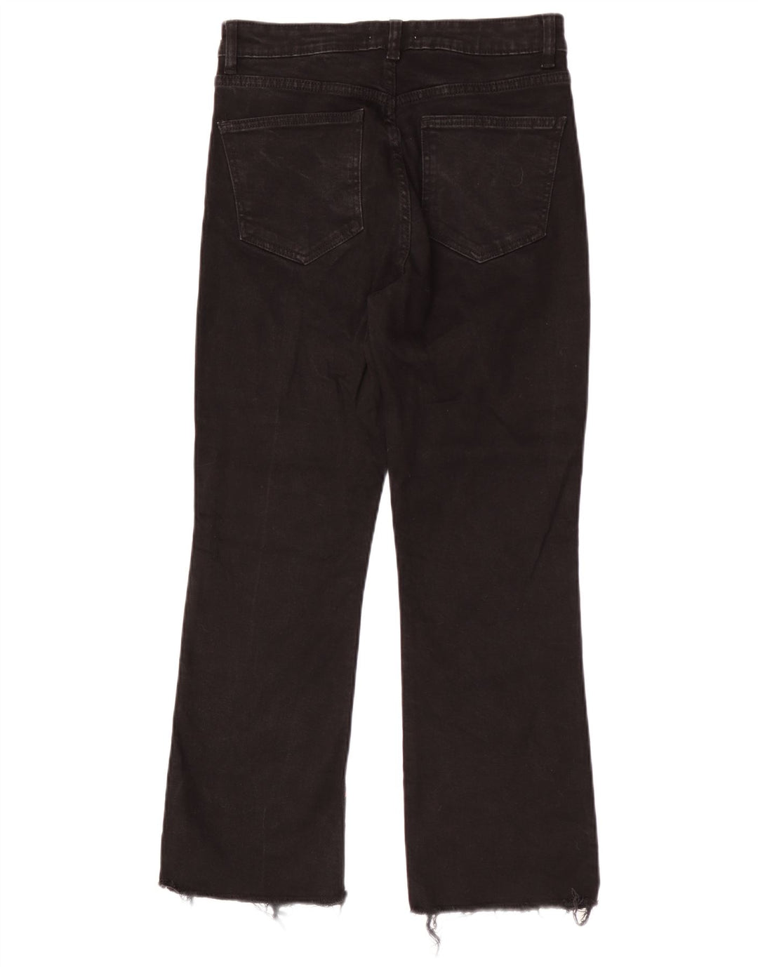 Blugi drepti pentru femei Zara EU 40 Medium W30 L26 Bumbac negru