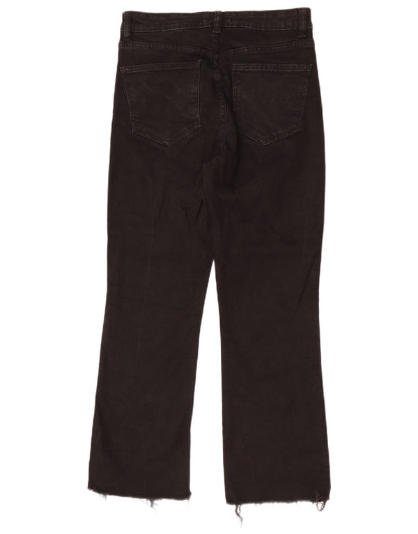 Blugi drepti pentru femei Zara EU 40 Medium W30 L26 Bumbac negru