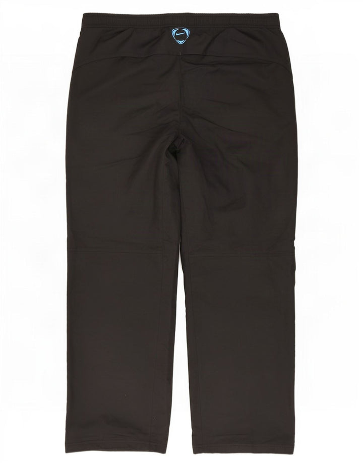 Pantaloni de trening Nike pentru bărbați, poliester mediu negru