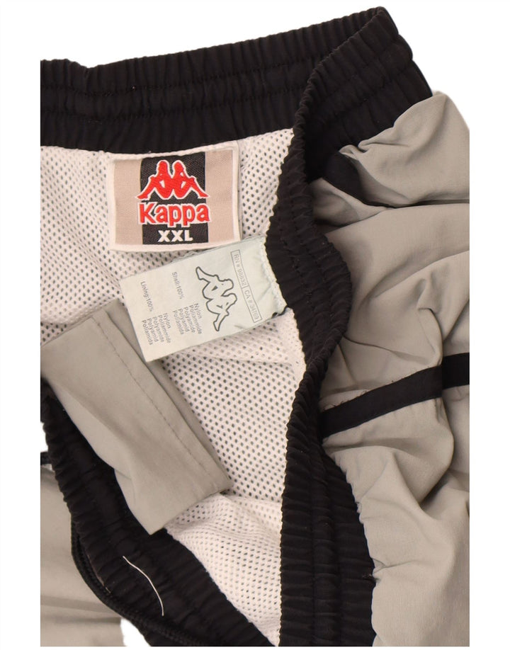 Pantaloni scurți de înot Kappa pentru bărbați 2XL, gri, nailon color bloc