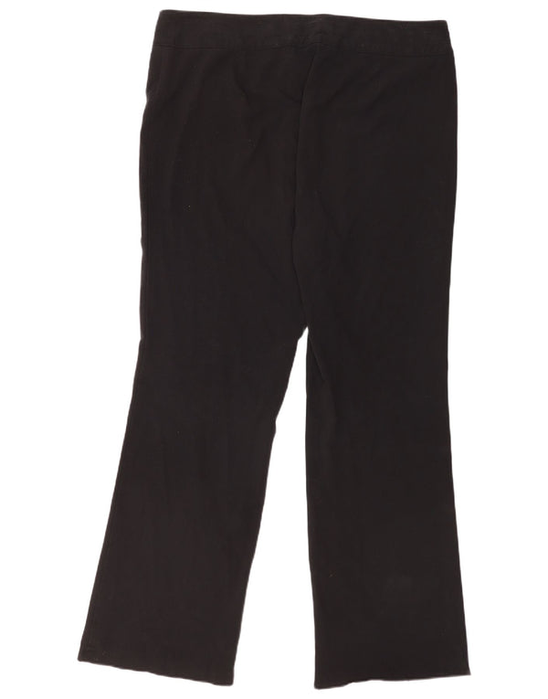 Pantaloni casual pentru femei Marks & Spencer Bootcut UK 18 XL W38 L32 Negru