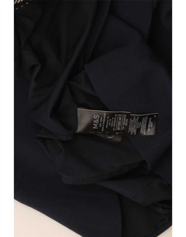 Jachetă pentru femei Marks & Spencer, cu 2 nasturi, mare, bleumarin