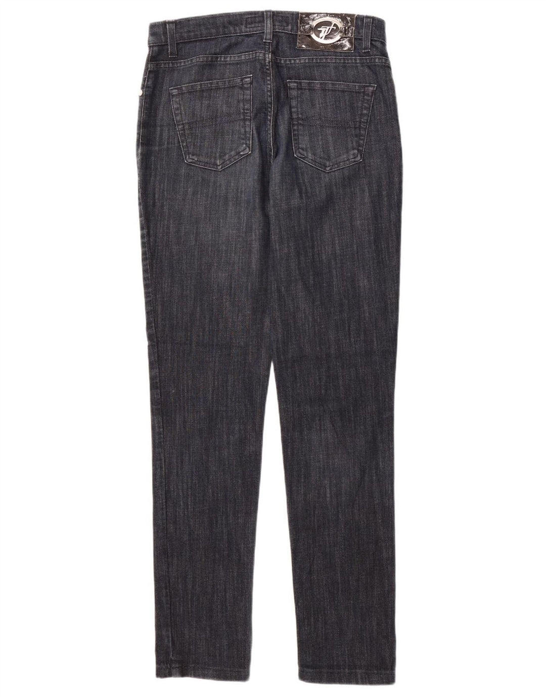 TRUSSARDI Womens Slim Jeans W27 L32 Navy Blue Cotton