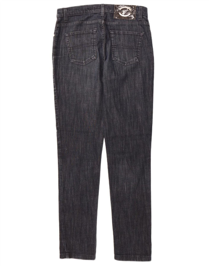 TRUSSARDI Womens Slim Jeans W27 L32 Navy Blue Cotton