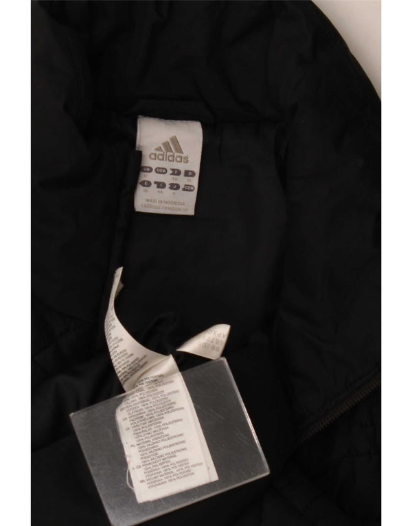 Jachetă matlasată Adidas pentru femei UK 12 Medium Black Poliester