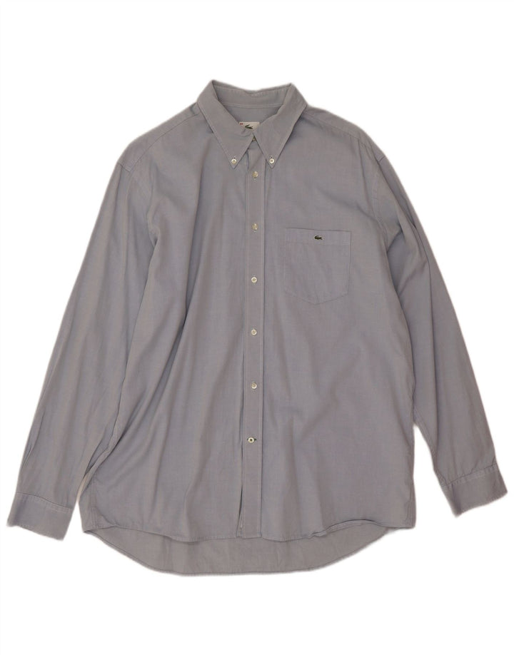 Camasa barbati Lacoste Marimea 44 XL Bumbac albastru