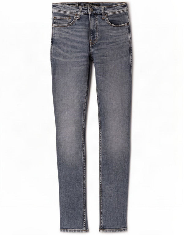Banchi Holllister Stretch Extreme Skinny pentru femei W29 L30 Blue Cotton