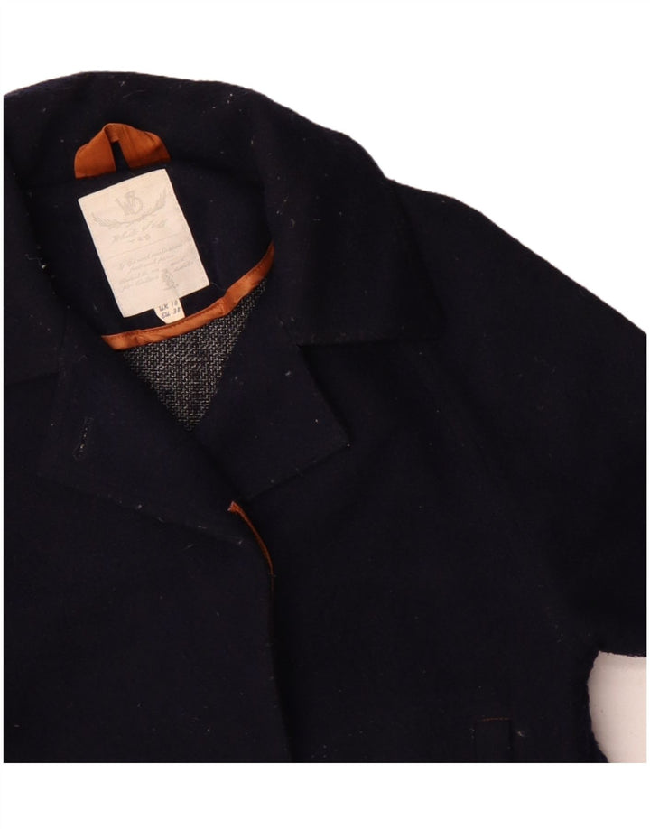 Jachetă bomber supradimensionată pentru femei White Stuff UK 10 Mic Lână bleumarin