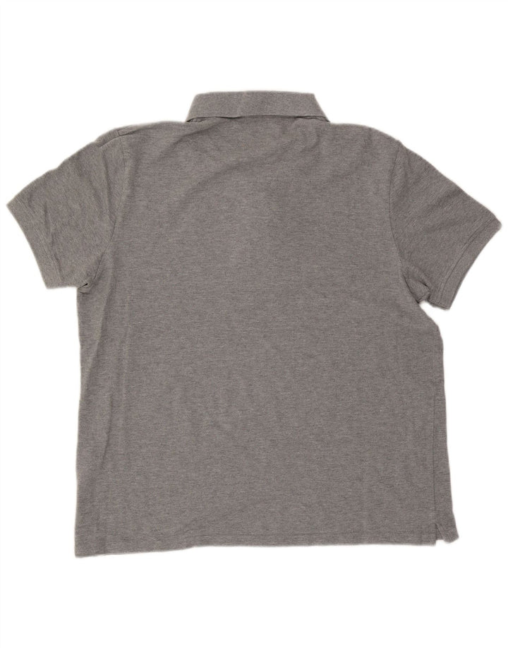 Tricou polo Lyle & Scott pentru bărbați, bumbac gri 2XL