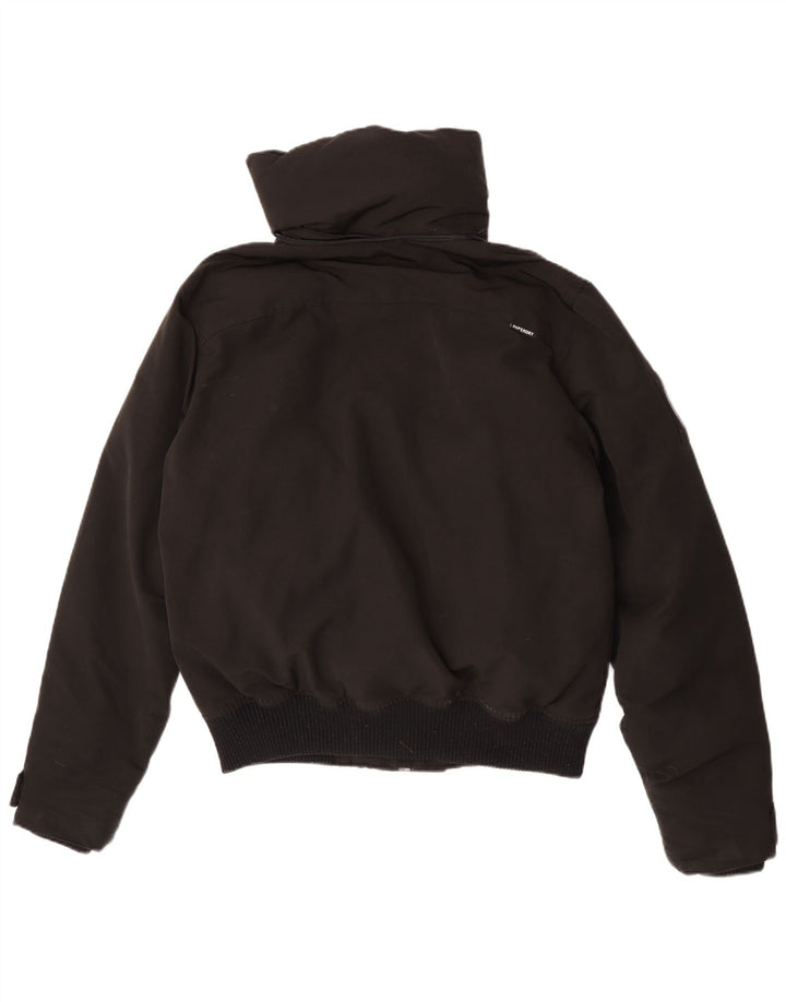 Jachetă căptușită pentru bărbați Superdry UK 38 Poliester mediu negru