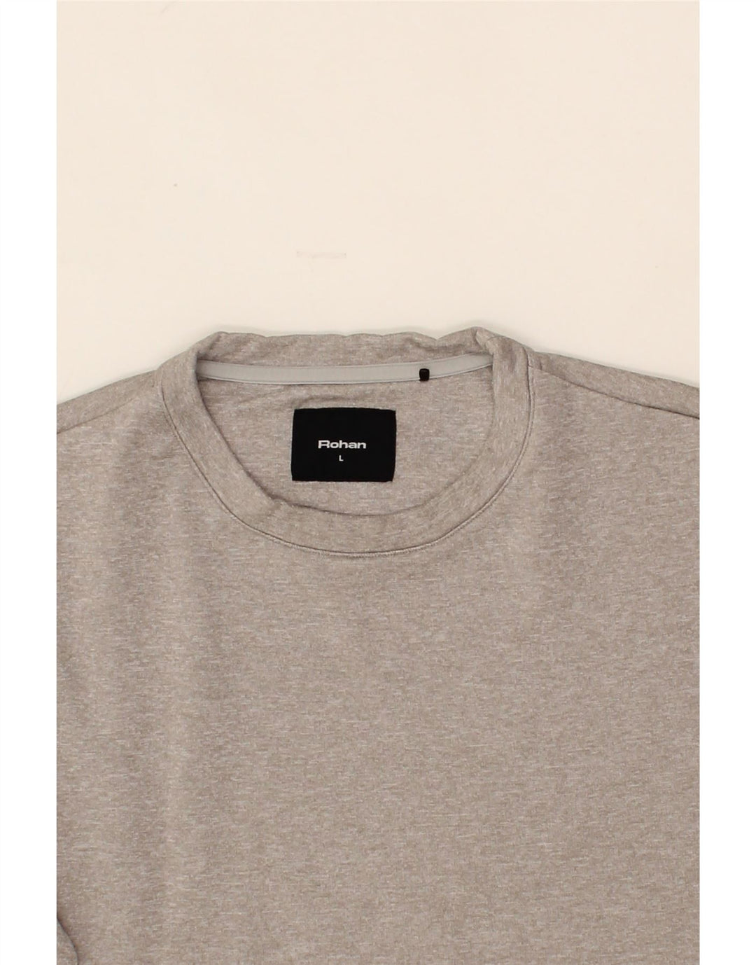 ROHAN Womens Sweatshirt Jumper UK 16 Large Grey Cotton Vintage Rohan and Second-Hand Rohan from Messina Hembry 