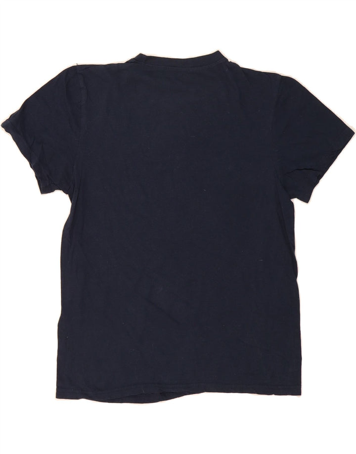 LEVI'S Mens T-Shirt Top UK 38/40 Medium Navy Blue Cotton Vintage Levi's and Second-Hand Levi's from Messina Hembry 