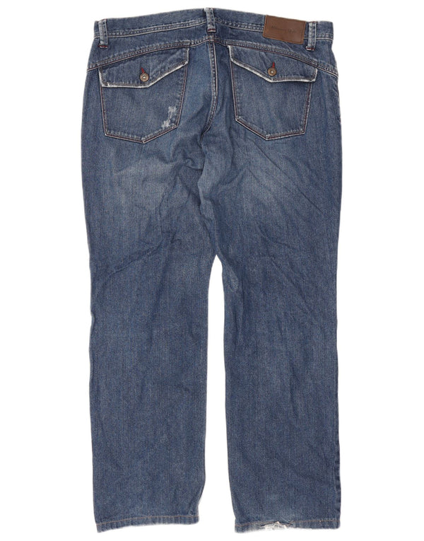 Blugi drepți Massimo Dutti pentru bărbați EU 48 XL W38 L29 Bumbac albastru