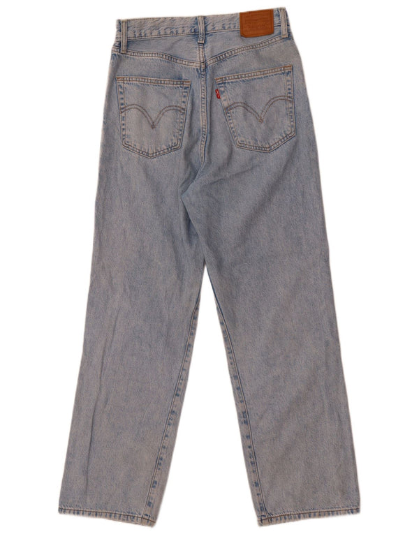 Blugi drepti pentru femei Levi's Ribcage W28 L27 Bumbac albastru