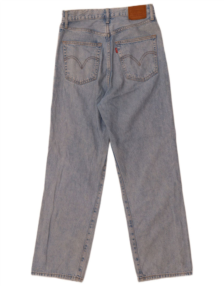 Blugi drepti pentru femei Levi's Ribcage W28 L27 Bumbac albastru
