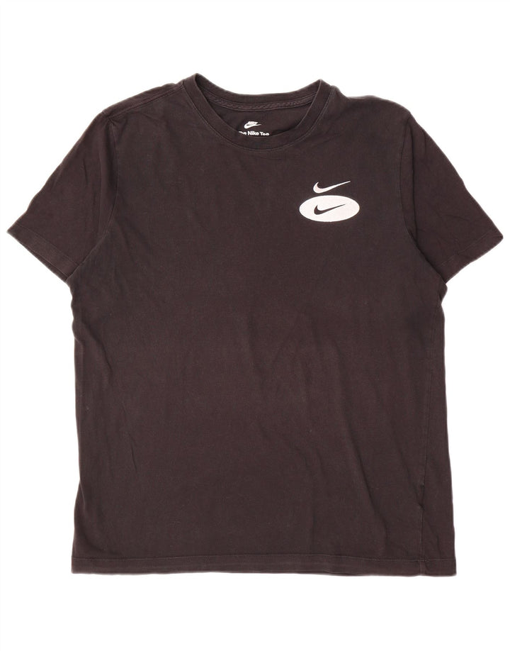 Tricou pentru bărbați Nike Top Mediu Negru Bumbac