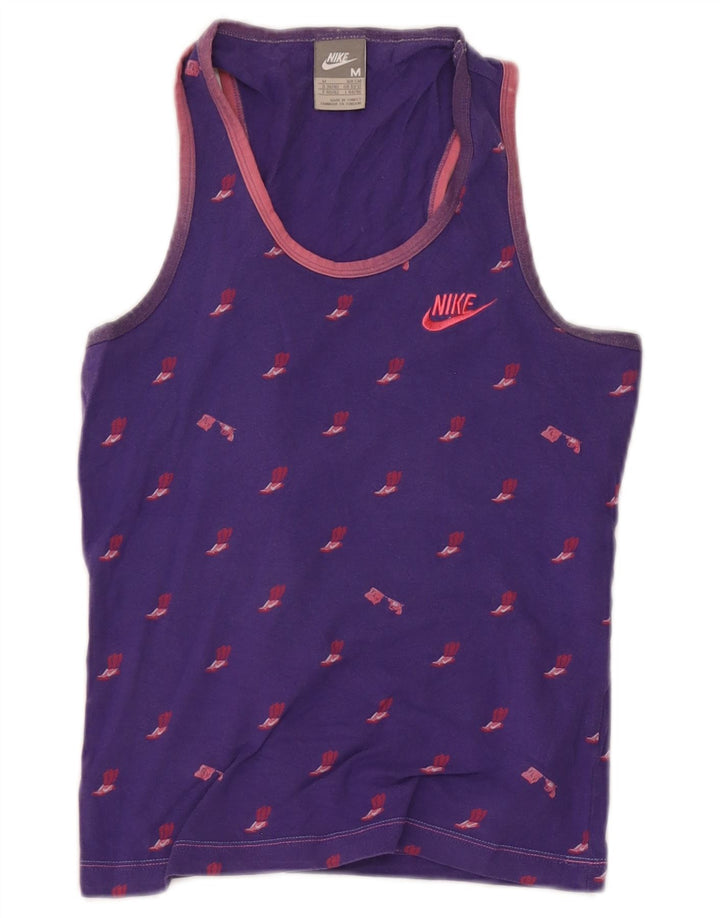 Top cu vestă grafică Nike pentru femei UK 10/12 Violet mediu