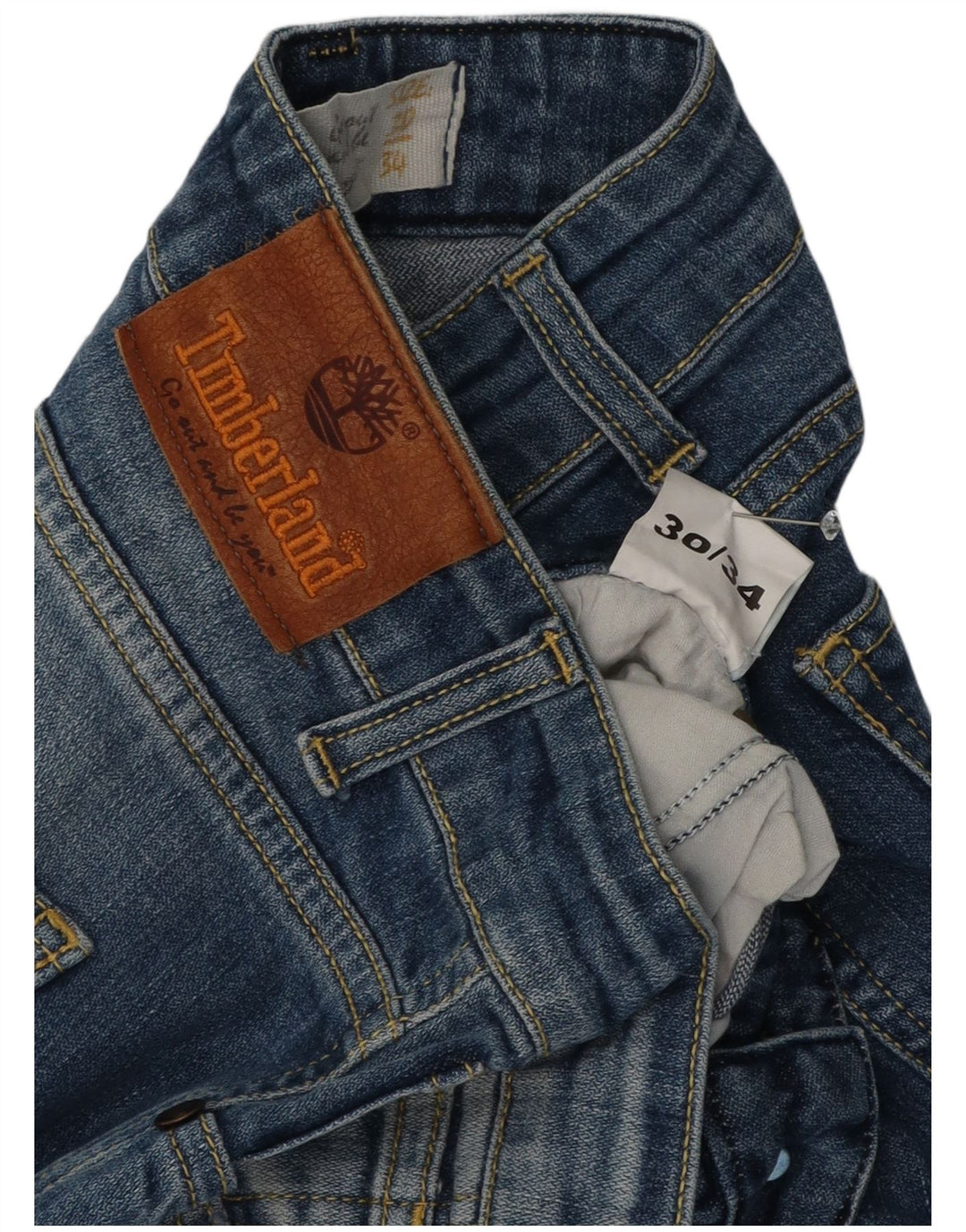 Blugi conici pentru femei Timberland W30 L28 albastru