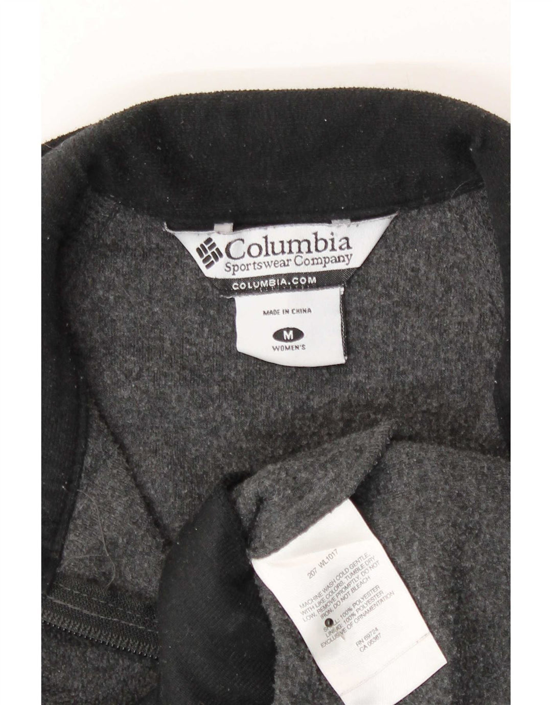 Columbia pentru femei Fleece Gilet UK 14 Medium Gri Poliester