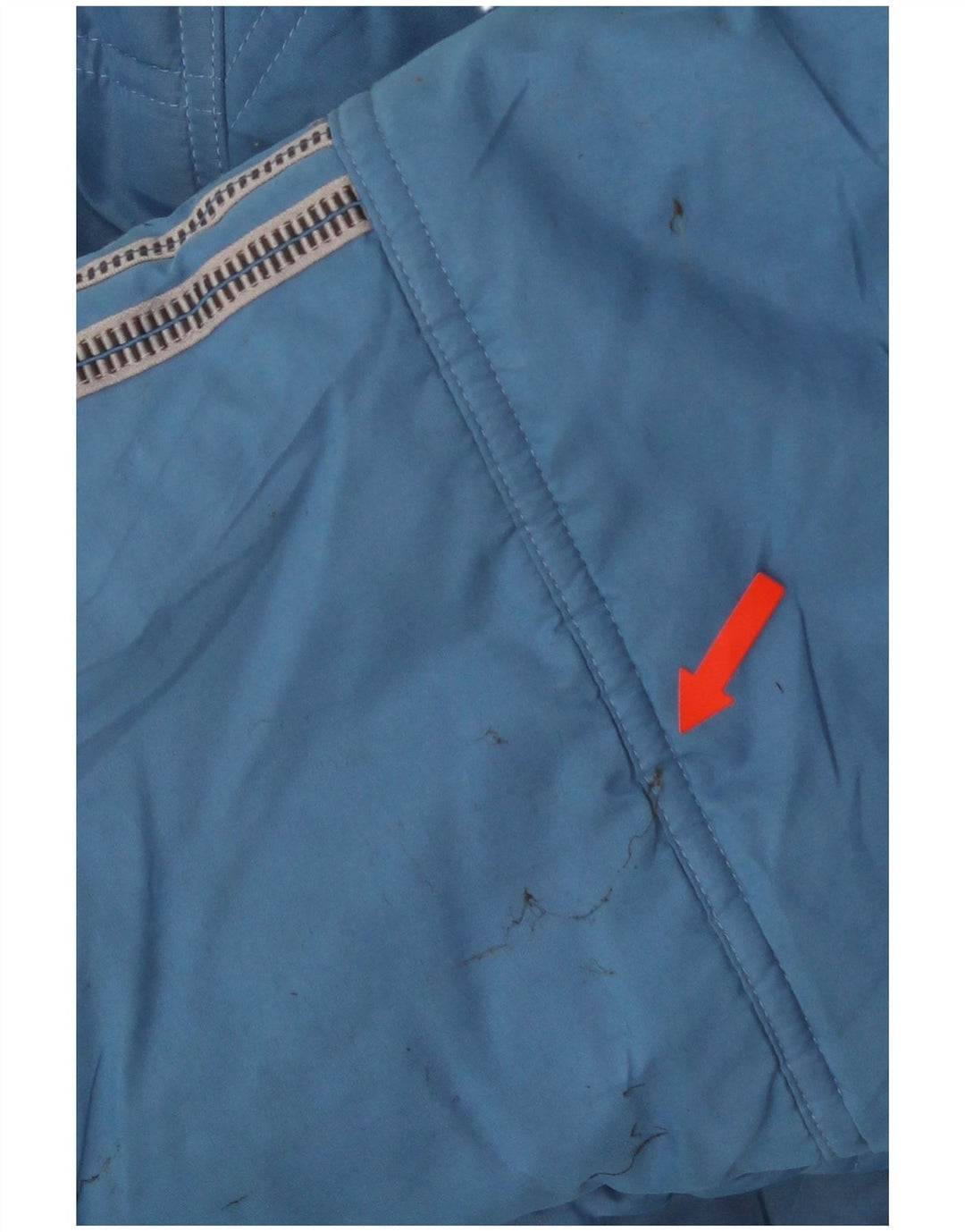 Jachetă căptușită pentru bărbați Adidas UK 42 XL poliester albastru