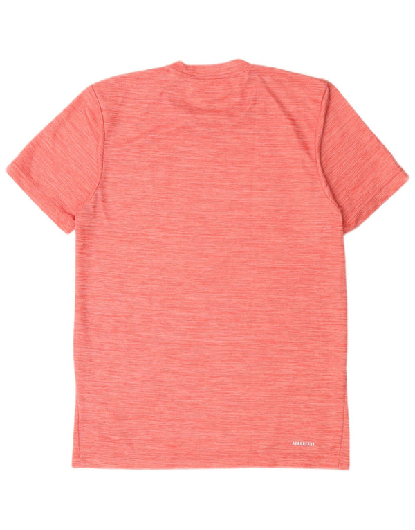 Tricou pentru bărbați Adidas Aeroready Top mic roz din poliester cu pături